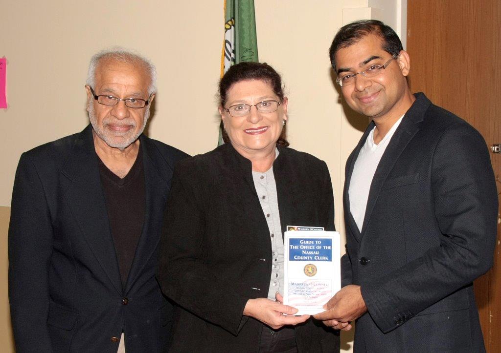 COUNTY CLERK SPEAKS AT  MILAN SENIORS CLUB MEETING 